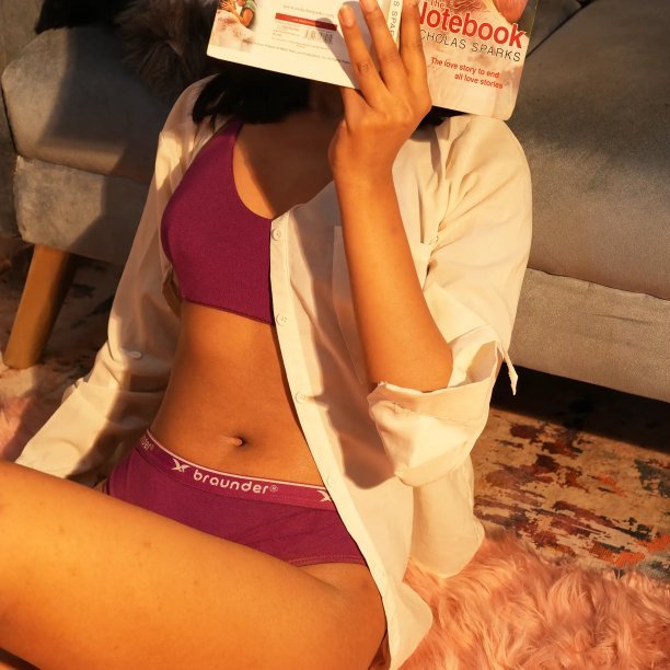 Ladies Brief  – Plum